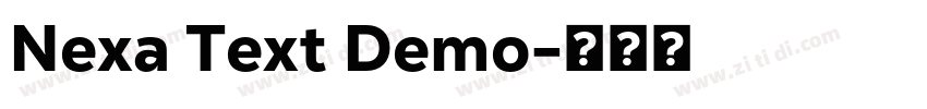 Nexa Text Demo字体转换